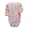 Image of newborn bodysuit baby babies bebes clothes long sleeve cotton printing infant clothing 1pcs 0-24 Months