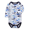 Image of newborn bodysuit baby babies bebes clothes long sleeve cotton printing infant clothing 1pcs 0-24 Months