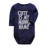 Image of newborn bodysuit baby babies bebes clothes long sleeve cotton printing infant clothing 1pcs 0-24 Months