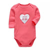 Image of newborn bodysuit baby babies bebes clothes long sleeve cotton printing infant clothing 1pcs 0-24 Months