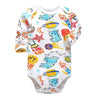 Image of newborn bodysuit baby babies bebes clothes long sleeve cotton printing infant clothing 1pcs 0-24 Months