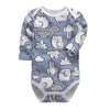 Image of newborn bodysuit baby babies bebes clothes long sleeve cotton printing infant clothing 1pcs 0-24 Months