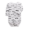 Image of newborn bodysuit baby babies bebes clothes long sleeve cotton printing infant clothing 1pcs 0-24 Months