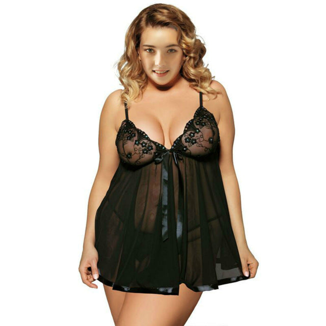 women exotic apparel Lingerie Sexy Hot Erotic Costumes Underwear Babydoll Sexy Lingerie Porno Plus Size Sex Dress Pajamas S-6XL