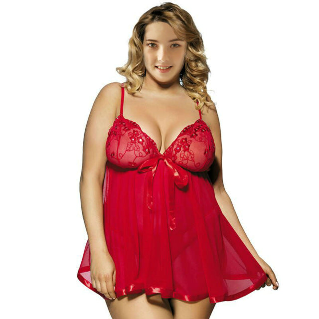 women exotic apparel Lingerie Sexy Hot Erotic Costumes Underwear Babydoll Sexy Lingerie Porno Plus Size Sex Dress Pajamas S-6XL